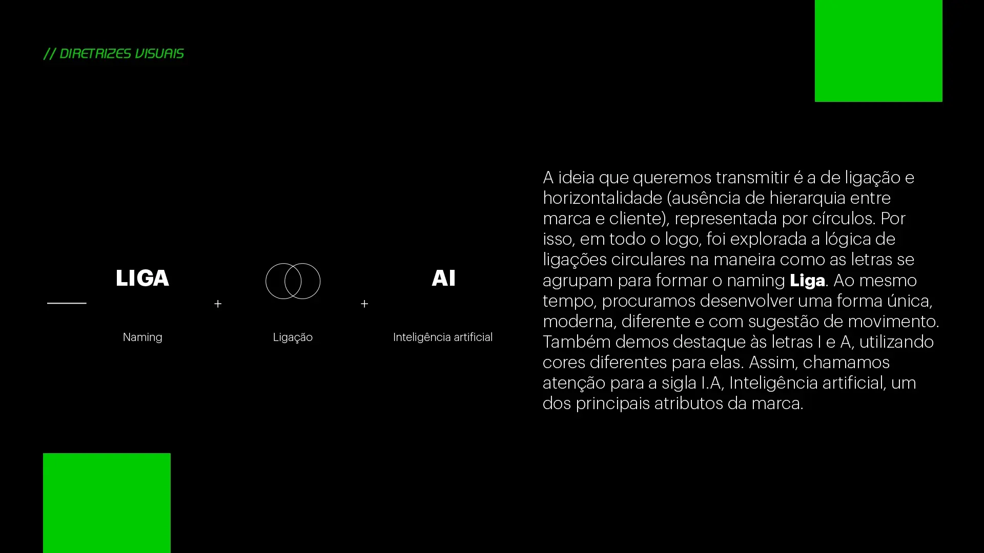 Fundamentos da identidade visual criada para a Liga Invest.