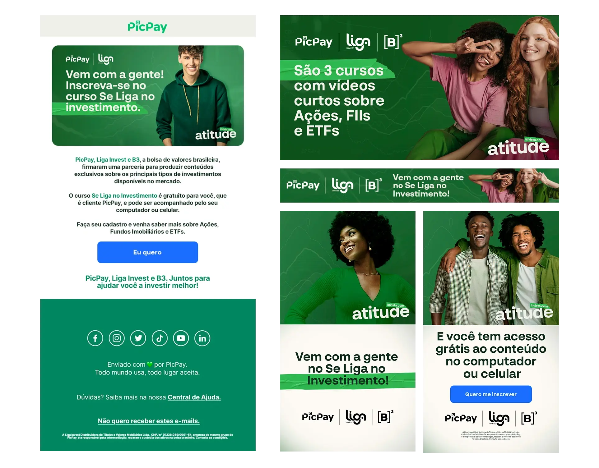 Liga Invest e PicPay reunidos na etapa de expansão do negócio.
