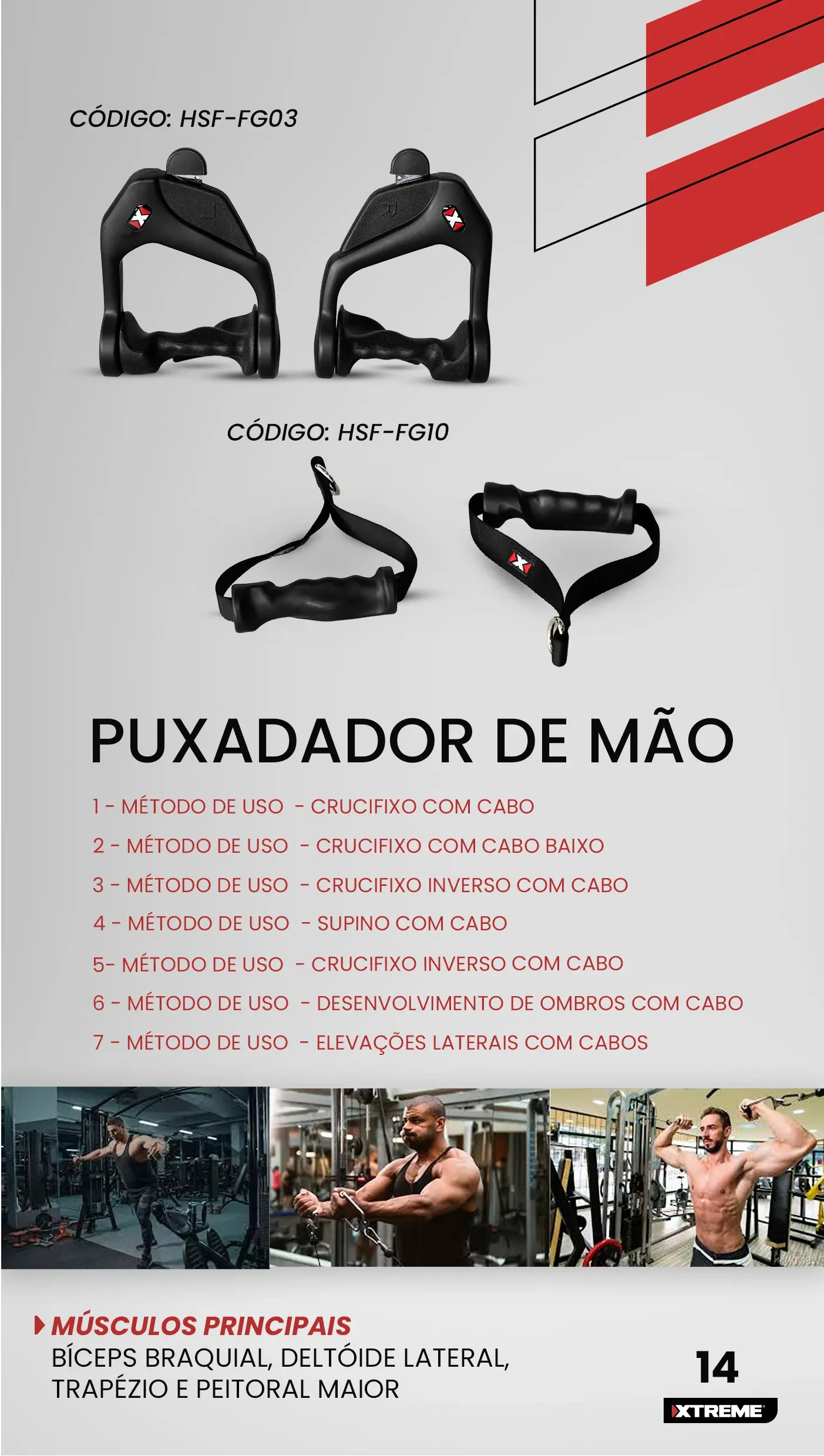 Detalhe editorial do catálogo de produtos NewFitness.