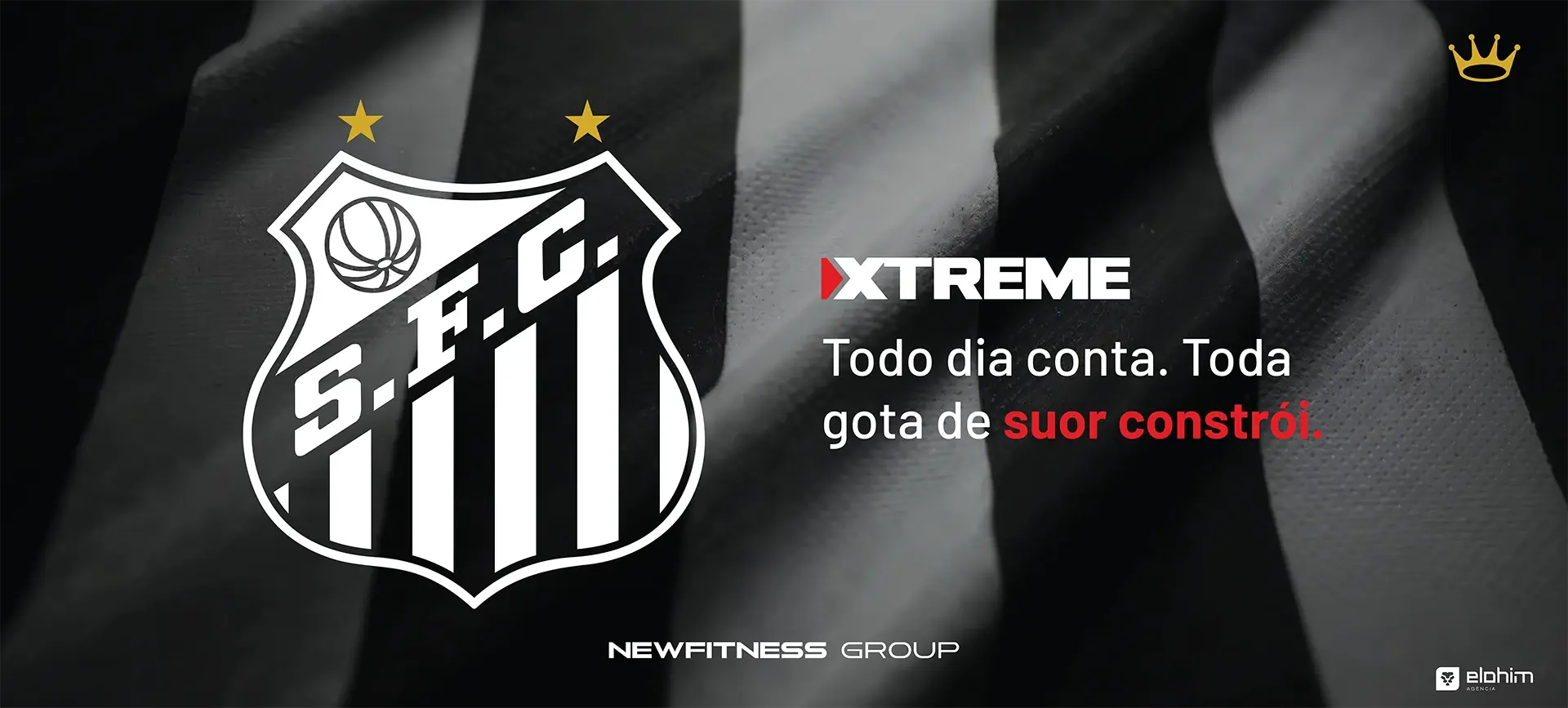 NewFitness e Santos conectados em uma plataforma de marca e performance.