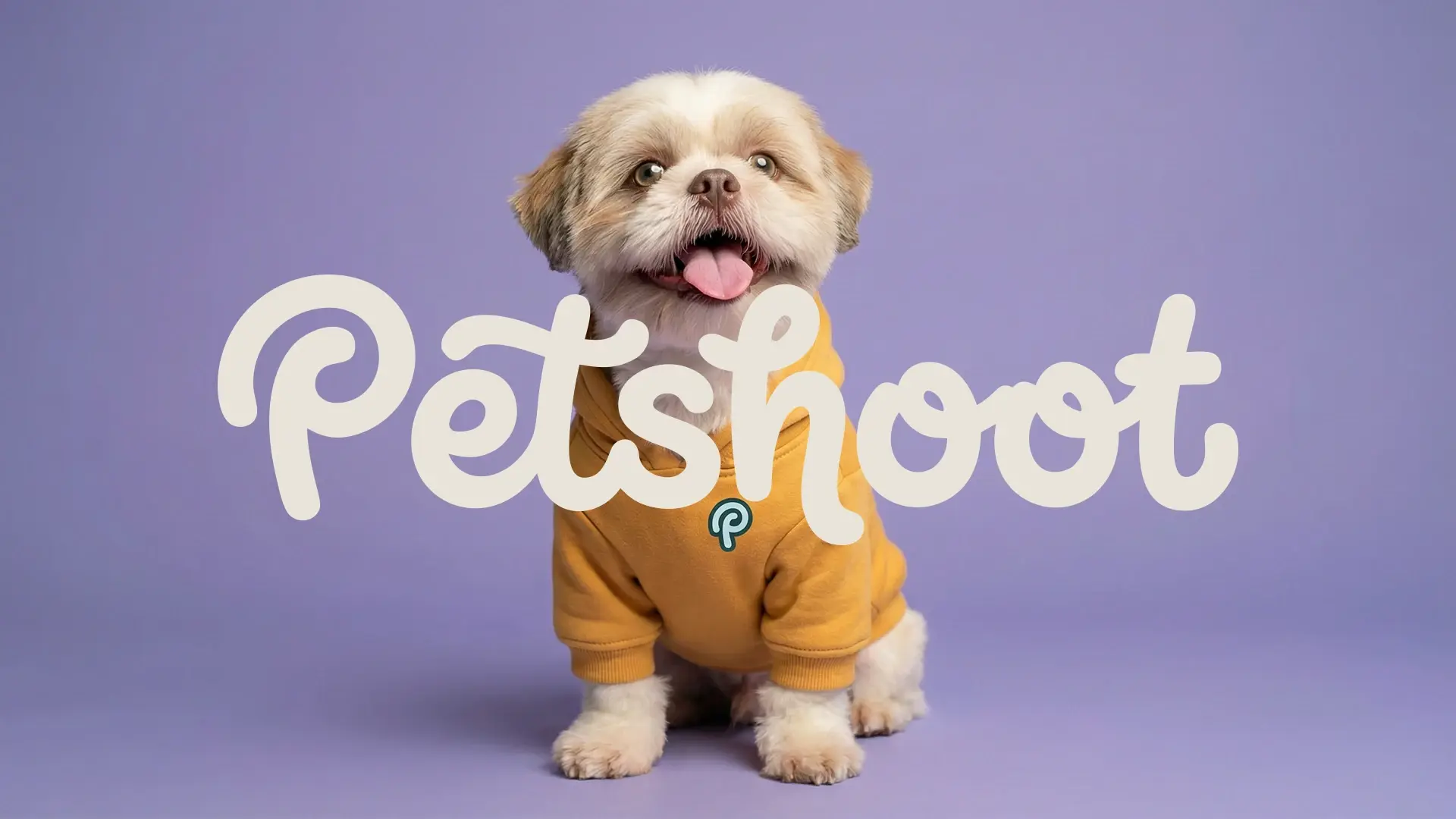 Identidade de abertura do projeto autoral Petshoot.