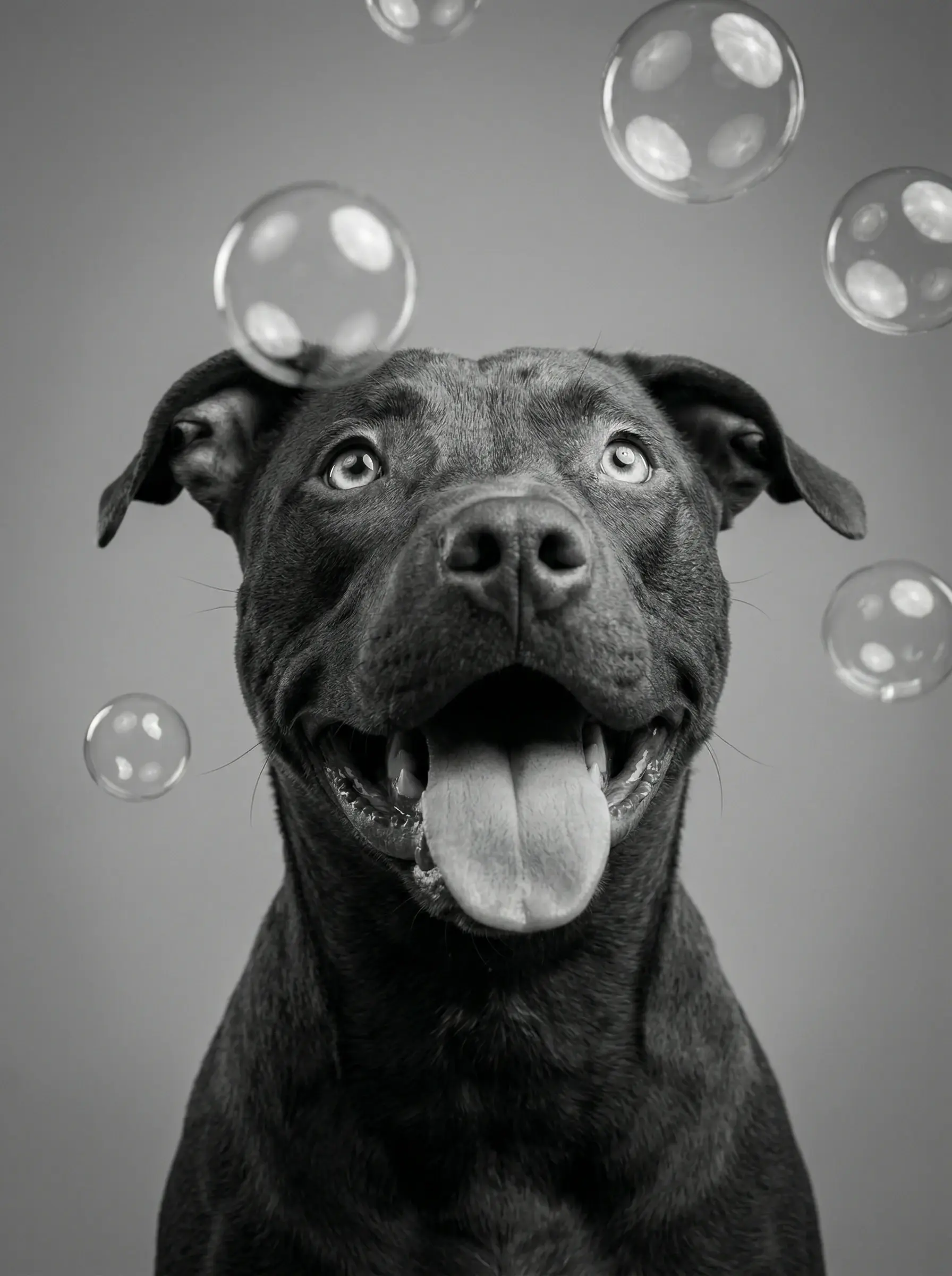 Variação de retrato criada sem perder os traços reconhecíveis do animal.